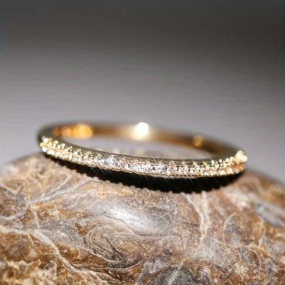 Zircone - Bague en or