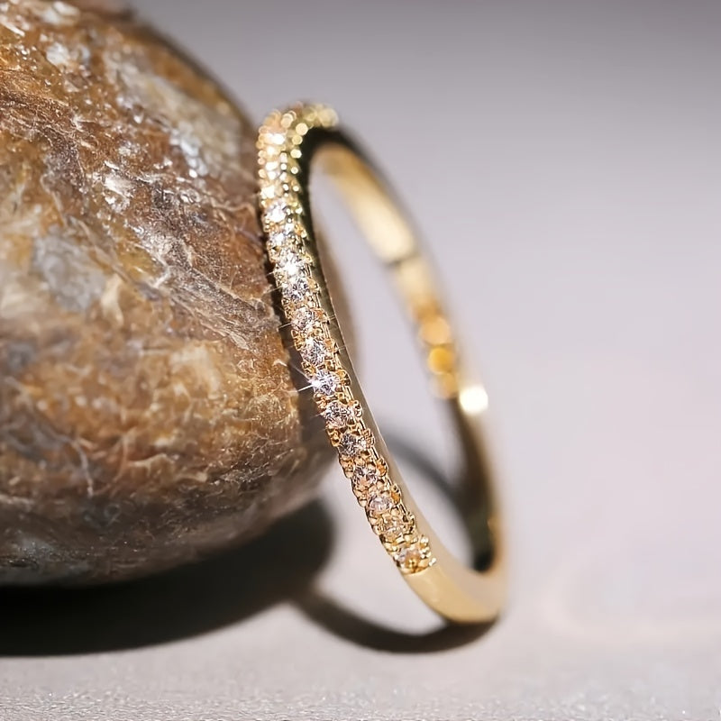 Zircone - Bague en or