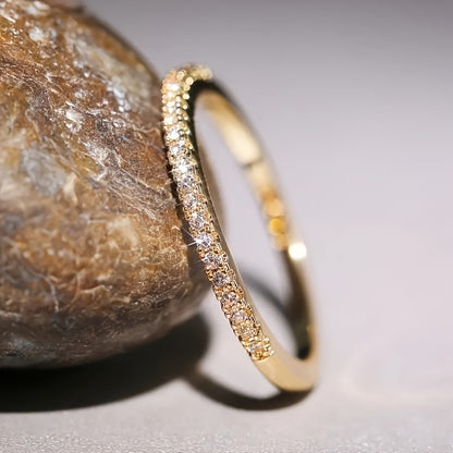 Zircone - Bague en or